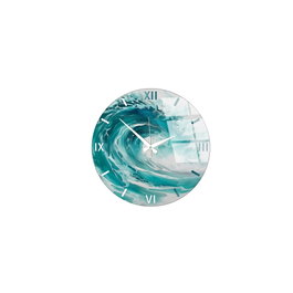 Wallity Reloj de Pared Decorativo de Cristal 40 x 40
